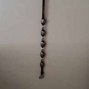 Tony Lama Heart Leather Belt